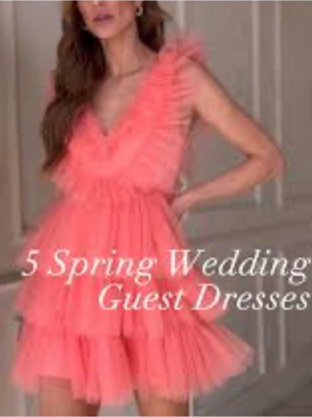 Tule mini dress